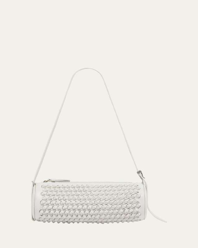Silo Woven Napa Leather Shoulder Bag